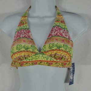 Christina Swimwear Top Only Size L Multicolor NWT